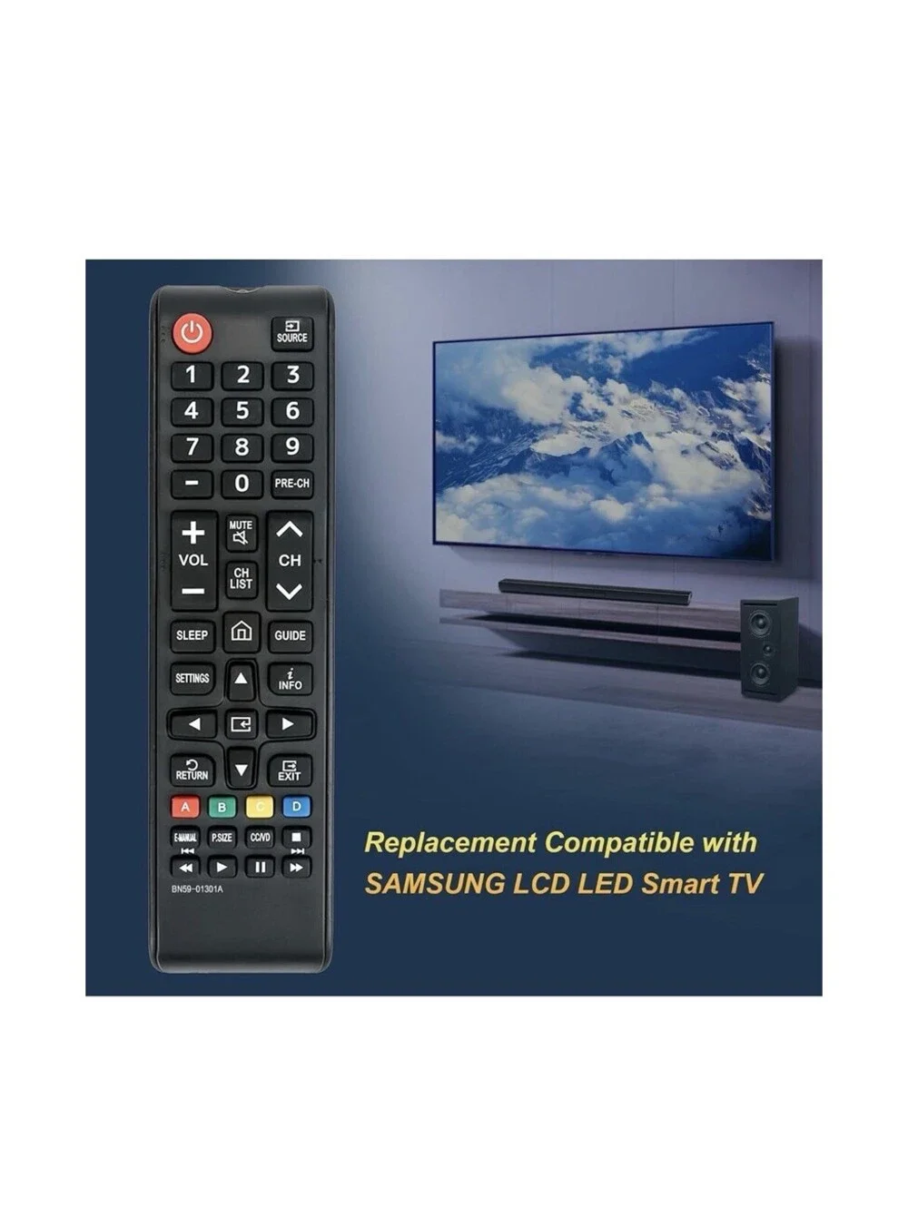 Samsung Replacement Remote Xy-xsx-01 Remote